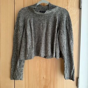 Eileen Fisher Charcoal Mockneck Sweater
